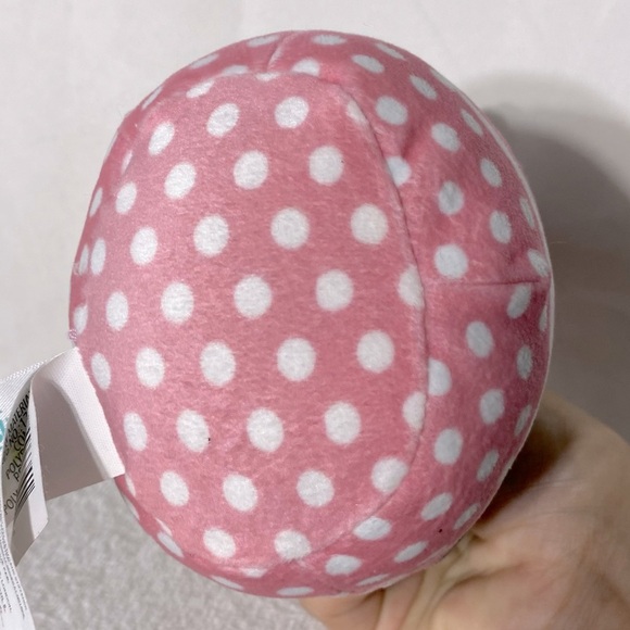 Disney Squishmallow Pink Black Polka Dot Minnie Mouse Plush Toy - Picture 5 of 10